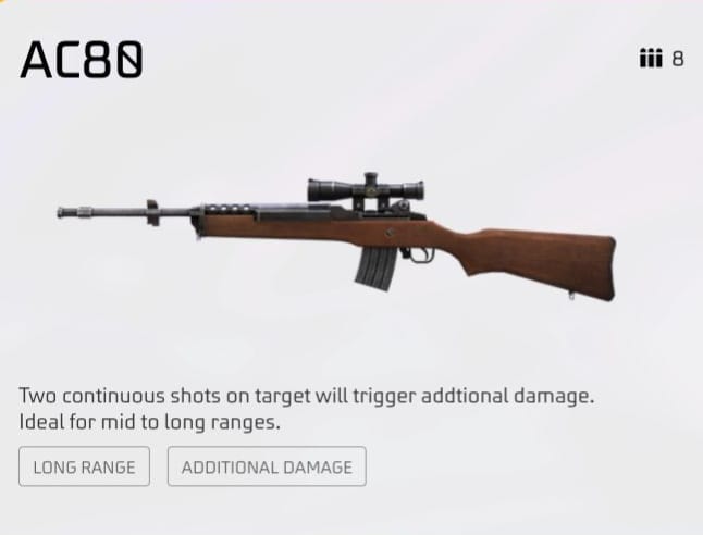 AC80 weapon silhouette
