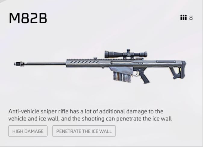 M82B weapon silhouette