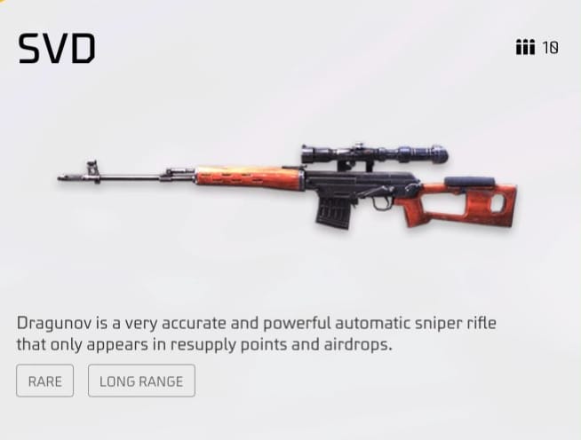 SVD weapon silhouette